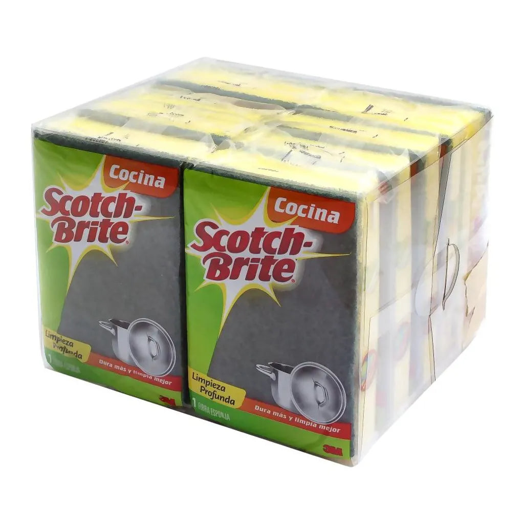 Fibra con Esponja Scotch Brite 10 pzasScotch Brite