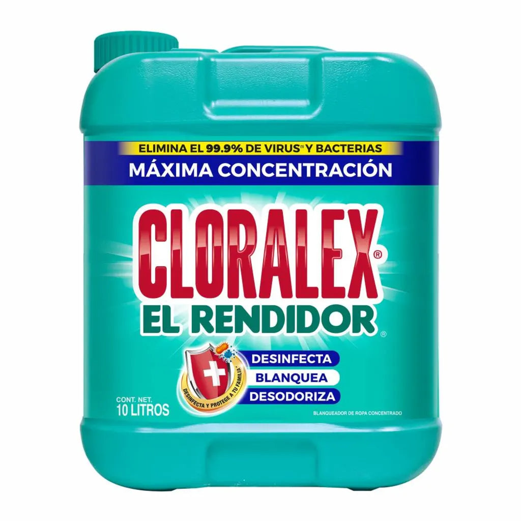 Blanqueador Líquido Cloralex El Rendidor 10 L