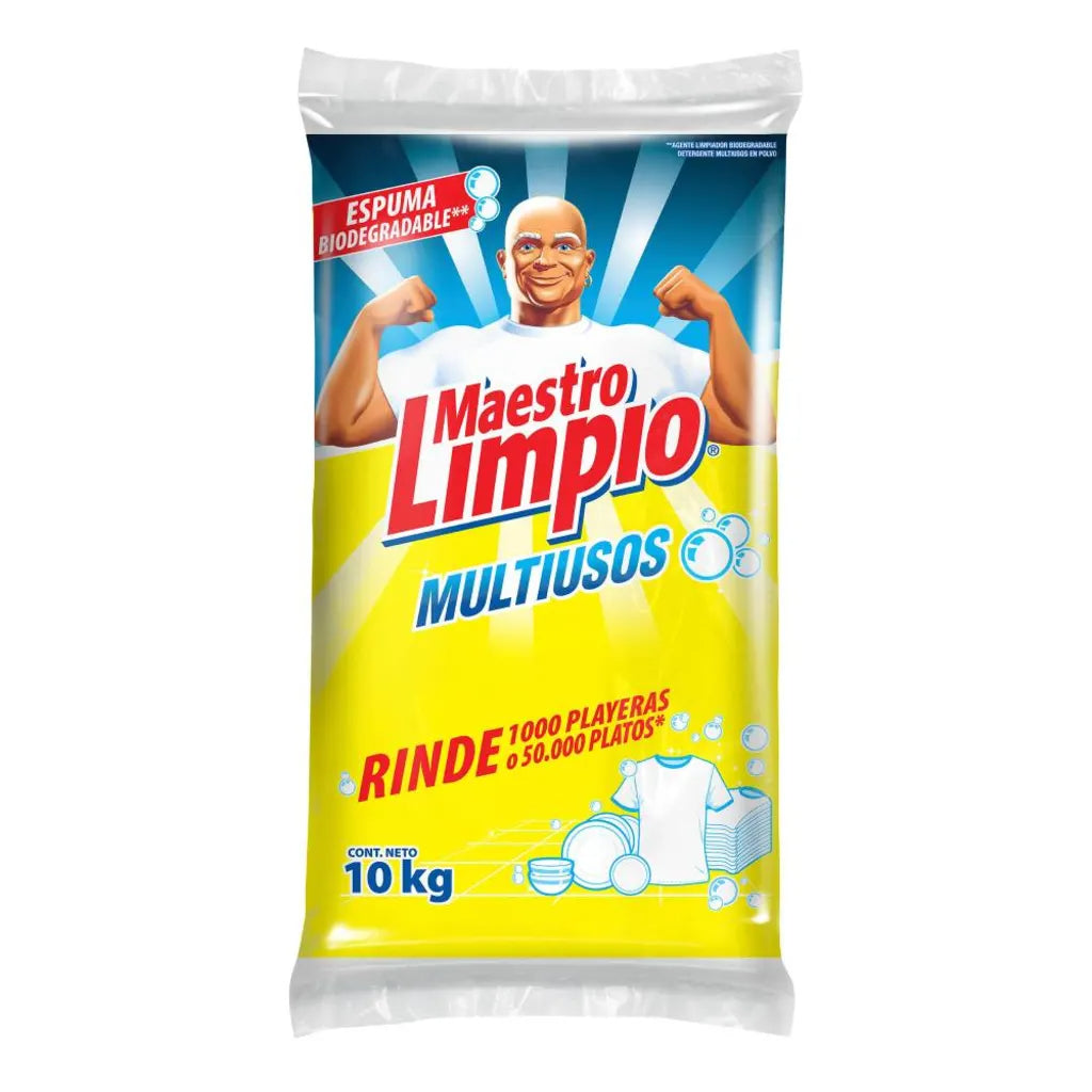 Detergente en Polvo Maestro Limpio 10 kg