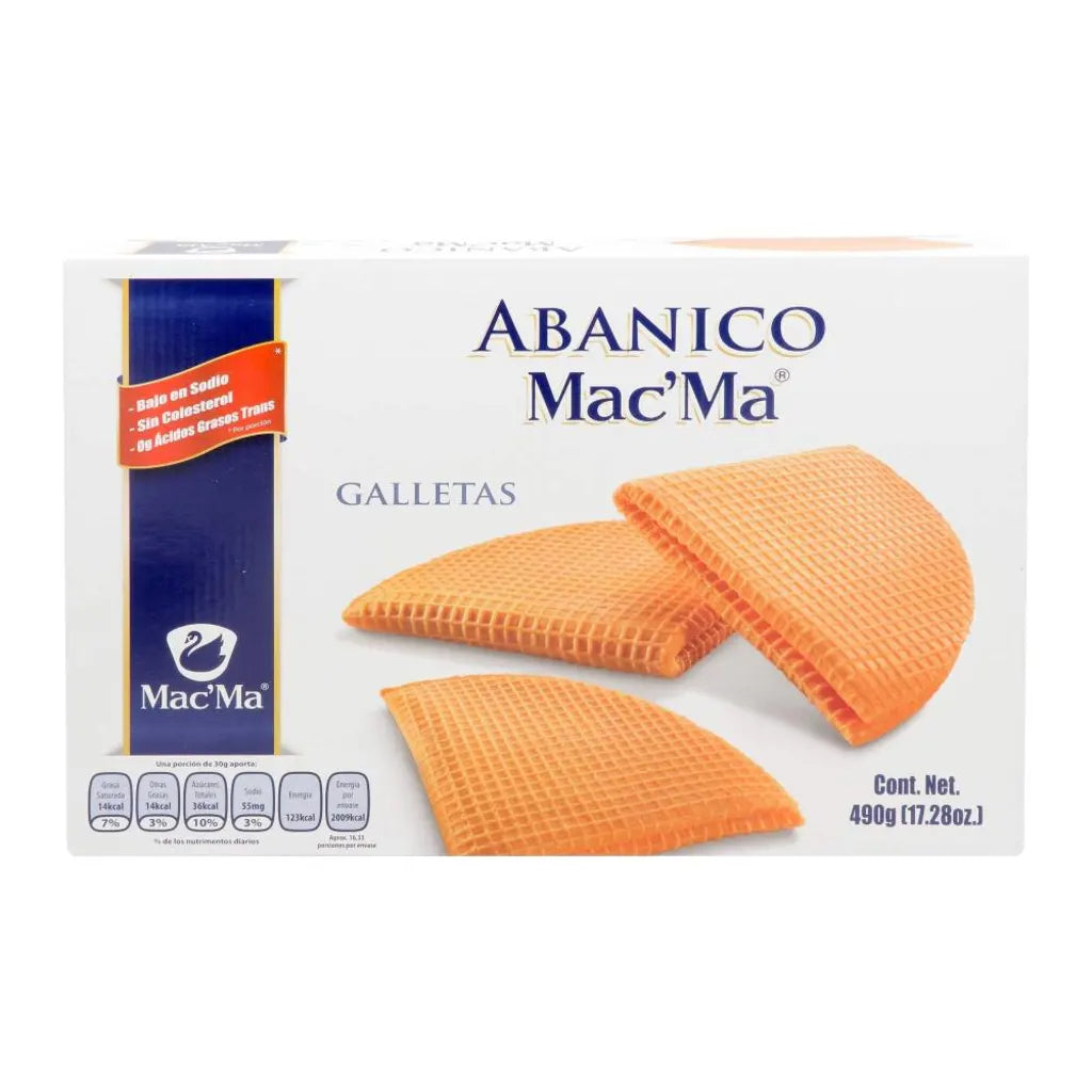 Galletas Mac&#39;Ma Abánico 490 g