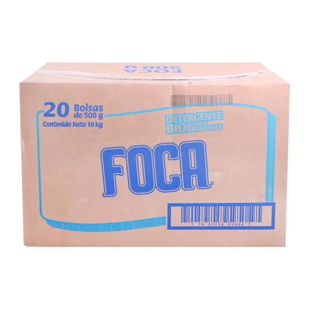 Detergente en Polvo Foca 20 pzas de 500 g