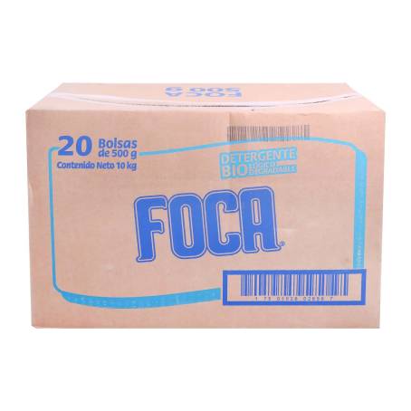 Detergente en Polvo Foca 10 pzas de 1 kg