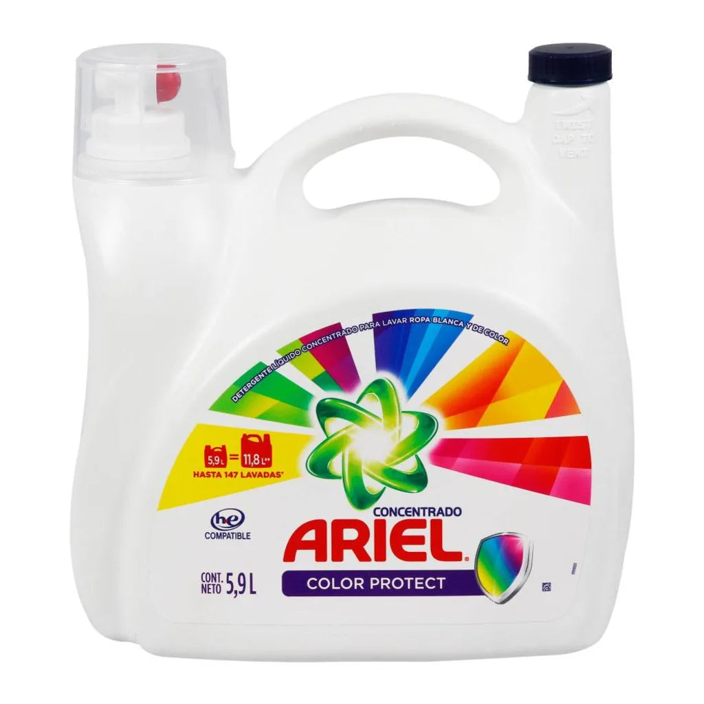 Detergente Líquido Ariel Color Protect 5.9 l