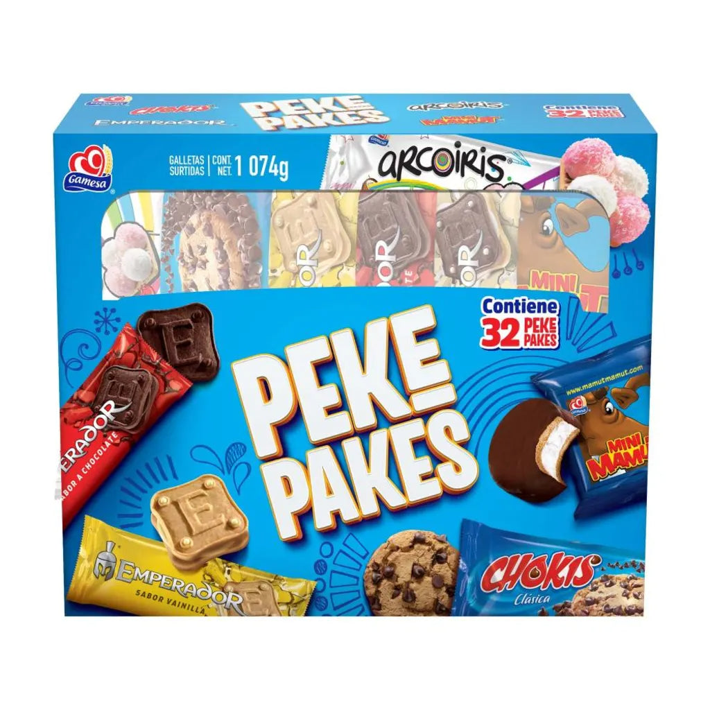 Pekepakes Gamesa con 32 pzas